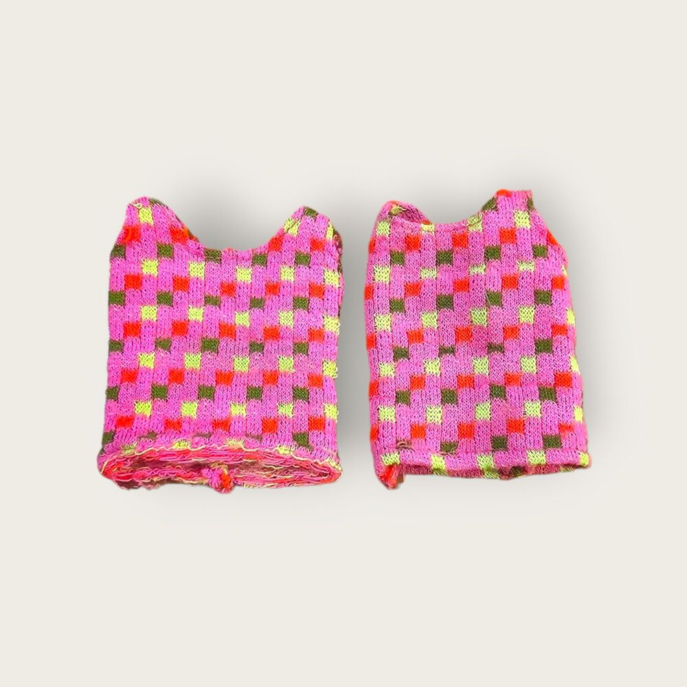 Set of 2 vtg Barbie vests